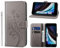 KRAFTCARE Handyhülle für iPhone SE 2020/2022 Hülle, für iPhone 8/7 Hülle mit Kartenfach Geld Slot Ständer Magnetic Closure, Flip Case Leder Schutzhülle Tasche Handyhülle für iPhone 8/7/SE Hülle, Grau