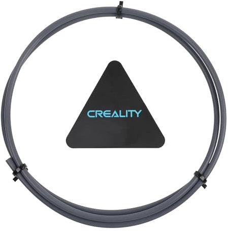 Creality Offizielle Ultra-glatte PTFE Bowden Schlauch (1M), 2mm ID PTFE Teflon Schlauch für 1.75mm Filament, Hitzebeständig, Hohe Schmierung, Ender 3 Serie/3V3 SE/3V3 KE/K1/K1 Max/K1C/FDM 3D Drucker