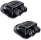 Casquillo de Cable,2 Piezas Pasacables de Techo, Pasacables Impermeables para Cables, para Sistema Solar, Autocaravana, Caravana, Barco y Aire Acondicionado (Negro)