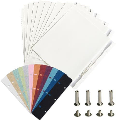 Vienrose Weiße Fotoalbum Nachfüllseiten für 28 x 27 cm Fotoalben selbstklebend, 20 Seiten