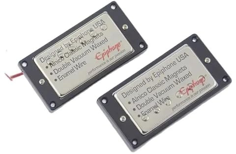 1 Set E-Gitarre Alnico Bar Humbucker Pickup Nickel Cover