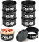8 Pcs 4 Inch Springform Pans Mini Springform Pan Small Leakproof Round Cake Pans Mini Cheesecake Pans with Removable Bottom Nonstick Baking Cake Mold for Cheesecakes Pizzas Quiches