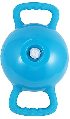 Yoga Fitness Wasserkettlebell mit Doppelgriffen aus Pvc, Blau