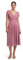 Vera Mont Damen Cocktailkleid, Farbe: Rosé/Silver , Size 42 EU