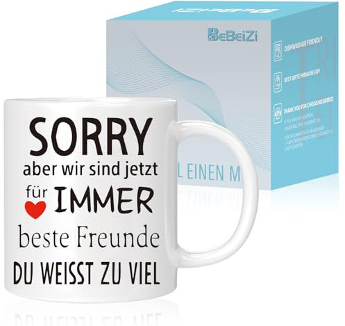 Tassen für Kumpel mit wir sind jetzt für beste Freunde – Geschenk, Geschenk für Weihnachts, Kaffeetasse to go, Kaffeebecher für Beste freundin geschenke, Erntedankfest, Weihnachten
