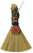 Escoba de Altar,Escoba de Altar de Brujas | Adorno de Puerta de Escoba con Gemas - Escoba de Altar portátil, Escoba de Natural para decoración Wiccan, Escoba de Brujas de Halloween