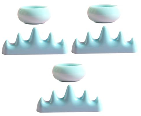 FRCOLOR Nail Art Tool Manicure Brush Cleaning Cups Nail Pens Holder Mix Liquids Sturdy Portable