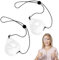 Lot de 2 Cache Œil Transparent, Après Chirurgie de la Cataracte avec Sangle Réglable pour la Protection Des Yeux Protection Oculaire Portable pour Dormir Après Une Chirurgie Accessoires