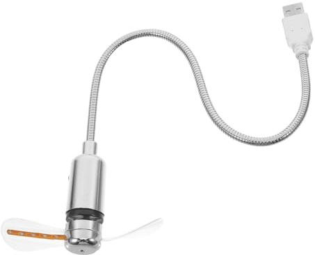 Veemoon Buntes Lüfter USB-Lüfter Mini tragbarer faltbarer USB-LED-Lüfter
