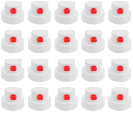 FOMIYES Buses de Rechange pour Bombes Aérosol en PE Lot de 20, Adaptées aux Réparations Automobiles et Loisirs Créatifs