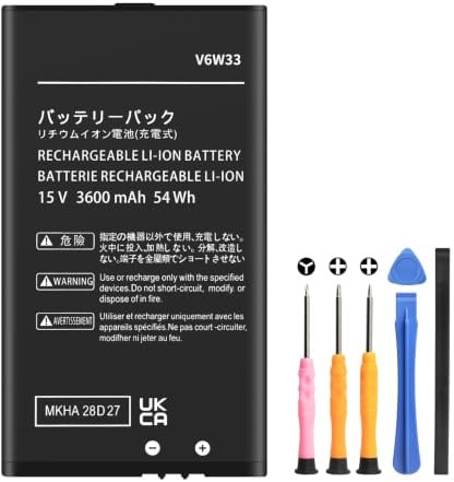 SPR-003 Batterie pour Nin-tendo 3DS XL/New 3DS XL/ 3DS LL/New 3DS LL | 2026 Upgraded Batterie de Remplacement Switch Game Console with Repair Tool Kit