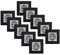 LOT 10 de Prises 2P+T Silver Delta Viva + Plaques Noires