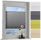 ourdeco® Plissee / 90 x 130 cm Grau/lichtdurchlässig, Blickdicht/Farben: Weiß, Grau, Grün, Ecru(Beige) / Klemmfix, Montage ohne Bohren