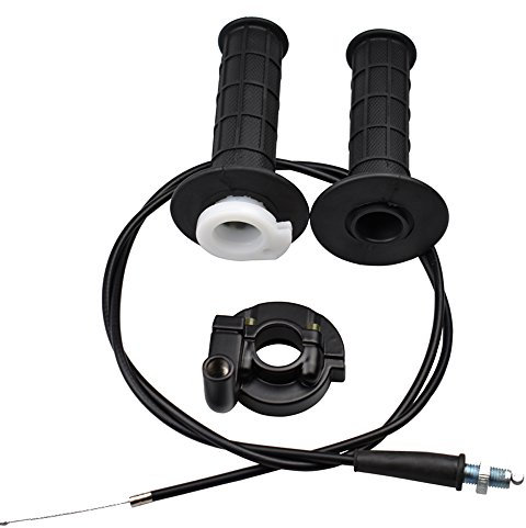 minireen Dirtbike Crossbike Drehgriff Accelerator Griffe und Kabel Set für 7/20,3 cm 50 cc 150 cc 250 cc Mini Bike ATV Quad Pit Bike Dirtbike Crossbike (22 mm)