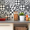 Ambiance Sticker Adhésifs Carrelages Autocollant Ornements Chic Carreaux de Ciment Carrelage Sticker Mural Salle de Bain et Cuisine | 24 Pièces de 20 x 20 cm
