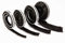 gewebe-profi Bürstendichtung Meterware Bürstenhöhe 5mm, 8mm, 10mm, 15mm schwarz selbstklebend (5 mm)