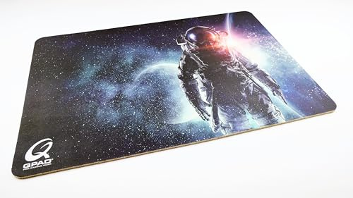 QPAD CT Astronaut Mauspad, schwarz/blau