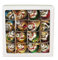 Kurt S. Adler Kurt Adler 30mm Solid and Reflector Glass Ball Set of 16 Ornament Set, 16 Piece