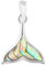 Monkimau Damen Anhänger Wal Flosse aus 925 Sterling Silver echt Silber mit Perlmutt