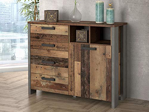 möbelando Kommode Beistellschrank Anrichte Standschrank Kommode Schrank Celon I