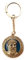 IconsGr Schlüsselanhänger Ancient Coin Poseidon Shield God Trident Keychain Blau