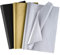 MIAHART 50 Blatt Seidenpapier Bulk 35x50cm Metallic und Schwarz Geschenkpapier Geschenkverpackung Zubehör Verpackung für Abschlussfeier Geburtstagsfeier Dekor DIY Fransen Shredded Fill Konfetti