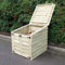 Signs & Numbers Wooden Log Store with Door & Hinged Lid for Easy Access Garden Outdoor Firewood Storage Pressure Treated Against Rot Keeps Your Logs Tidy, D=900mm x W=900mm x H=920mm