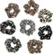 Canzoon Scrunchies Pastellfarben 16Pcs Mehrfarbig Elastische Haarbänder Damen Haargummi Scrunchie Set Für Frauen Mädchen Haarschmuck