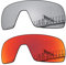 Well-aimed Verres de rechange compatibles avec les lunettes de soleil Oakley Sutro S OO9462 – Value Pack 208, Iridium argenté + iridium rouge, Taille unique