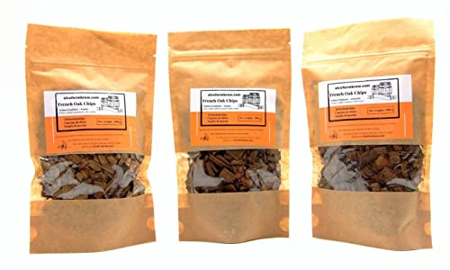Aroneo Eichenspäne-Set - 3 Packungen - Equilibre + Douceur + Fraicheur | Eichenholzchips | Alterung des Alkohols | Alterung von Getränken