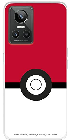 Schutzhülle für Realme GT Neo 3 von Pokémon, Pokéball Handyhülle, zum Schutz Ihres Handys, flexibles Silikon, offizielles Lizenzprodukt von Pokémon