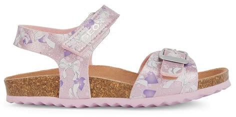 Geox J Adriel Girl C Sandal, Pink Lilac, 1.5 UK