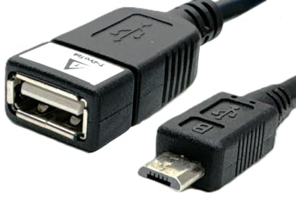 T-ProTek OTG Micro Kabel Adapter USB Host Datenübertragung Datenkabel kompatibel für Tomtom Via 135 Lifetime,
