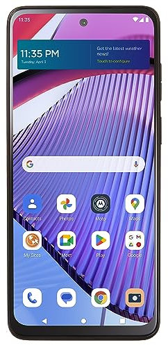 TracFone Motorola Moto g Power 5G (2023) | Bloqueado | 128 GB | Batería de 5000 mAh | Cámara Principal de 50 MP | Pantalla FHD+ 120Hz de 6.5 Pulgadas | Negro