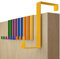 4smile Perchero de puerta – 10 ganchos de puerta de 3,6 cm y 4,6 cm de colores – Soportes para entrada – Ganchos de entrada Türhaken
