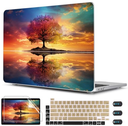 CISSOOK Kompatibel mit MacBook Pro 13 Zoll Hülle 2025-2020 Release M2 M1