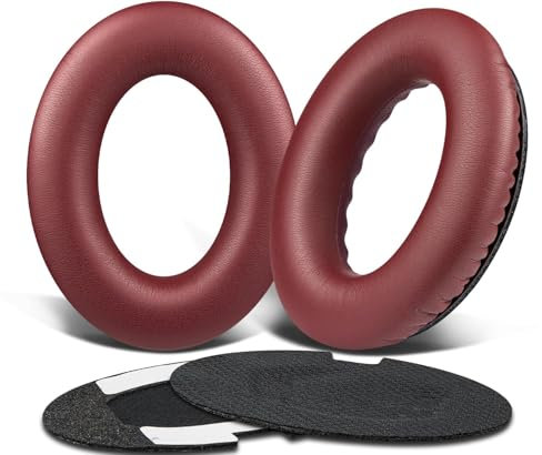 SoloWIT Ohrpolster für Bose-Kopfhörer, Ersatzpolster für Bose QuietComfort 15 QC15 QC25 QC2 QC35/Ae2 Ae2i Ae2w/SoundTrue & SoundLink Around-Ear-Serie