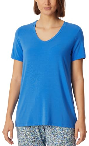 Schiesser Damen Schlafanzugoberteil Shirt Kurzarm 1/2-181196