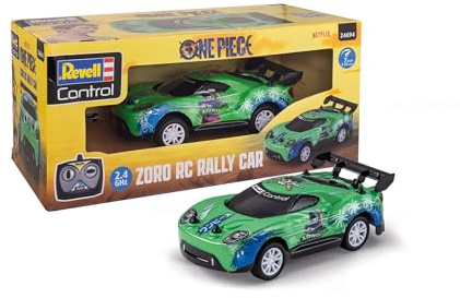 Revell Control Itasha Drift Car I Anime RC Car One Piece I Driftfunktion I Mit LED Unterbodenbeleuchtung I Robust und Wiederstandsfähig I Glatte Driftreifen