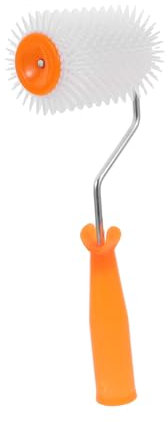 OSALADI Rouleau De Peinture Au Ciment Auto-Nivelant Rouleau De Ciment Chape Auto-Nivelante Outil Auto-Nivelant À Pointes Fourniture Anti-Mousse Outil De Pinceau Outils À Main Rouleau