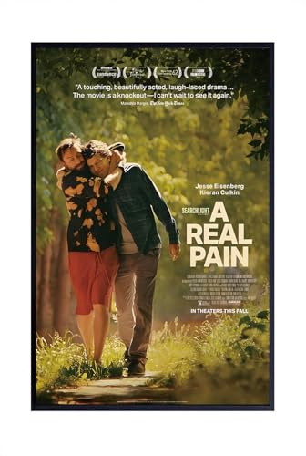 TESIOON A Real Pain Movie Poster Film #1 - Matte Wandposter Frameless Gift 11x17 inch(28cm x 43cm), Noframe
