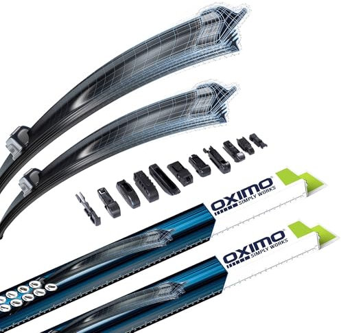 MOTOS Scheibenwischer Set für Mercedes-Benz E-Klasse W211 03.2002-08.2009 - Modernste Konstruktion, scheibenwischer vorne, Extrem leise, Langlebig & Wetterfest, TÜV & REACH Zertifiziert