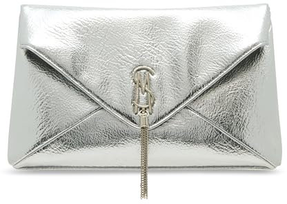 Steve Madden Damen Partay Large Clutch, Silber