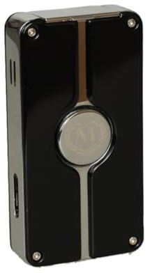 Myon Feuerzeug Dragon Triple-Jet Zigarrenbohrer schwarz inkl. Lifestyle-Ambiente Tastingbogen