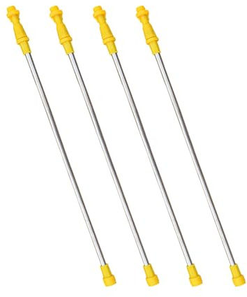 TOYANDONA 4 Stück Verlängerbare Edelstahl Sprühstange für Gartensprüher Teleskop Sprührohr Stabile Gartenspritzen verlängerung für Präzises Effizientes Sprühen im Garten und Landwirtschaft