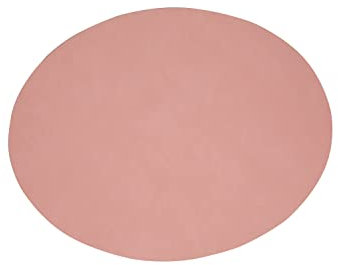 Tischset Platzset Oval L (35x46cm) Nupo Leder rosé - LindDNA