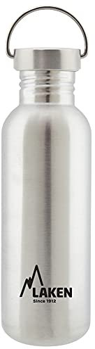 Bot. ac. inox Basic 750ml - St. steel tapón Vintage