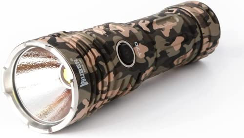 WUBEN T70 Torcia Led Ricaricabili Potente, 4200 Lumen Bianco Caldo 5000 K Led Torcia Tattica Militare Impermeabile Per Attività All' Aperto e Campeggio