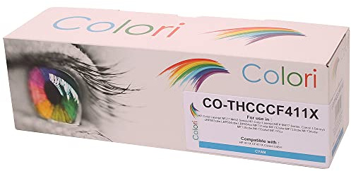 Colori Kompatibler Toner für HP 411X CF411X 411A CF411A Cyan für HP Color LaserJet Pro MFP M377 M377dw M452 Series M452dn M452dw M452nw MFP M477 M477fdn M477fdw M477fnw