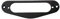 SUPVOX Pickup Rahmen Pickup Montageringe Single Coil Humbucker Rahmen für Musikinstrumente Gitarre Bass (Schwarz)
